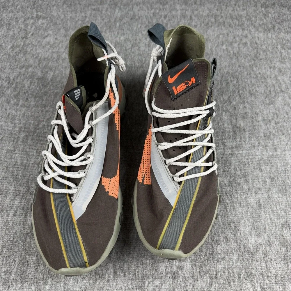 Nike React Runner ISPA Shoes Mens‎ Size 10.5 Brown Low Top Sneakers AR8555-200
